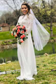 I love the dress and not just me, everyone loves my dress on my wedding day! It was perfect for a simple precious moment. - Jane O.