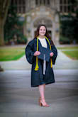 This dress was perfect for my graduation photos! Super comfortable and flattering. I would highly recommend it for any occasion! - Sarah O.