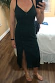 Can't wait to wear this dress when the weather is warmer. I ordered it to be something cute to throw on in a pinch. I am usually a small and the size small was perfect - Hayley S.