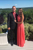 I bought this dress to wear to a July wedding. Absolutely love how this dress fits and looks! I got many compliments on this dress throughout the night. I'm on the taller side for women and the length was perfect for me with 4 inch heels on. I would recommend having this dress hemmed if you're shorter! - Morgan W.