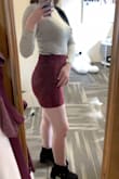 It fits really well! It's a teeny bit short, however it's not bad at all, just gotta be aware if your about to bend over.

Also side note: the shirt and hair scarf I'm wearing are also from lulus and it's a super cute look!! - Ruth I.