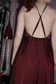 I LOVE this dress. The fabric has just the right amount satin shine and looks fancy. I bought to wear to prom, which is unfortunately postponed. I will need to have about 4 inches hemmed, as well as the back/waist brought in a bit. The top is a bit loose on the sides for me, and I think it's because my waist is smaller than the elastic at the waist is, so I'll need it to be altered for my preference. Also, the side slit is just the right height for me (about lower mid-thigh). I'll definitely consider buying from Lulus again! - Avery H.