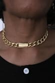I looked on lots of sites for a choker necklace that looked as good and as comparable to this one, could not find one. I did take a link out on both sides because I have a small neck. I only wish it came in silver and if it ever does, I'd order it with no hesitation. - Debbie J.