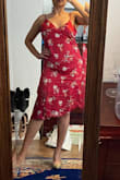 I have a big hip. The other dresses size S but they are fit perfect on me. But this this one, it kinds of a little too tight at my hip. - Rossukon J.