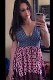This dress is one of my favorites! I feel sexy but comfortable. I did have to use boob tape so that the top area didn't shift but once it was on I had no issue walking in the windy summer streets of nyc! - Diana S.