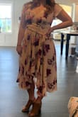 The dress was good. The top cleavage area was a little too open for me. Had to get it taken in, but other then that beautiful dress - Sara S.