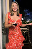 I normally order smalls but based on other reviews went up a size. Felt so cute and flirty in this. Wore it on vacation but will definitely be wearing again. Dress it down with sneakers and jean jacket or dress it up with wedges! - Kasey P.