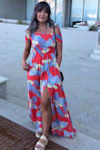 This dress was exactly what I was looking for. I wore it on vacation in Cabo. Looks great and got a ton of compliments! I wore without a bra and wasn't worried at all about anything slipping out. - SHANNA N.