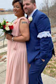 With the pandemic, this dress saved my day. We went from eloping to outdoor wedding. I felt beautiful in this dress and it was extremely affordable. Shipping time was great!! - Zaculyn F.