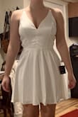 I think this dress is super cute. I don't think it is the most flattering on my body type but nonetheless I am happy with my purchase. I was going to wear it to my graduation, but that has been canceled so I am not sure when I will get the chance to wear this but I look forward to it! - Ali N.
