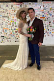 My wedding was postponed because of covid so I bought this dress online to elope in. It was gorgeous, photographed well and my new husband loved it. 11/10 - Katherine