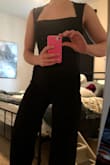 Pants have nice length to them, and are roomy. Fabric does have some stretch to it, so I wouldn't recommend sizing up. - Juliana K.