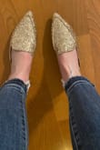 Super comfortable and looks great with jeans! The pic doesn't do it justice! They actually look more gold in the photo but look rose gold in person which i LOVE! - Andrea B.