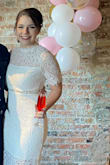 Ordered a small and it was perfect! Super cute dress for my bridal shower and got tons of compliments. Paired it with heels from Lulus as well that we're super comfy and cute - Amanda M.