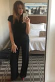 Classy enough to wear to the office, and sexy enough to wear into the evening. Love this jumpsuit. Wore with 3 inch heels and was the perfect length. - Jennifer W.