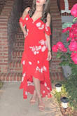 Hi. I ordered this dress 2 days before my graduation party. It arrived just on time with the paid two day shipping. I loooved it!
It's fits true to size. - Paola B.