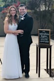 After having to postpone the big wedding my fiancé and I had spent the past 8 months planning due to the pandemic, we decided to still get married in our backyard on our wedding date! My fancy wedding dress is still at the closed bridal shop so I needed a simple, more casual dress ASAP. This one fit beautifully after a quick hem! - Jamie S.