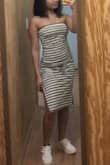 The material was great, looked like what you ordered, it was just a little big but I was not surprised because I am petite. - Lauren B.
