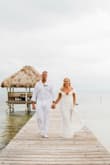 No one believed me when I told them I ordered my wedding dress online and they couldn't believe the quality of it for the price. My cousin altered the straps to give it a more off the shoulder look and I loved how the dress felt on. Very comfortable. - KATHERINE F.