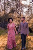 I loved this dress for some quarantine engagement photos! I did end up pinning the front just slightly. It was a tad long but that didn't bother me. - Tiffany S.