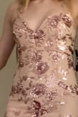 Beautiful dress on me personally I thought it was too close to my skin color but it was such a comfy great dress. Nice length as well. The lace is very pretty and the sequins don't pop off. - Maureen F.