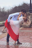 This outfit was so adorable for my engagement photos. - Jessica J.