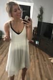 It is such a nice, summer dress. The material is good quality and not see through. The length is perfect. I would definitely recommend! - Rhiannon H.