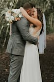 More than I could've hoped for. Quality material . Received SO many compliments on my wedding day. Had to get the straps taken in but other than that it was perfect . - Julie H.