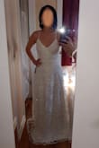 I ordered this as a potential elopement dress, and it was one of my top two, although I ultimately went with the Flynn White Maxi Dress. I ordered the XS although my waist is in the Small size range, and it fit perfectly. One of the reasons I ordered this style was because you can tie the top to fit however you like, since I can't get alterations done due to coronavirus. Other Lulus dresses are too loose in the bust area for me. The dress was the perfect length for me, but if you want to wear high heels, this dress may be too short. I am not wearing any shoes in the pictures taken and I am 5' 2.5". - Minh T.