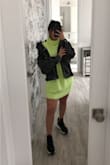 Loveee this dress! Wore it all winter, and I got so many compliments! It keeps you super warm too! I've worn it with a blue denim jacket, black denim jacket, boots, and sneakers. So versatile! - Cassandra G.