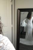 Great dress for a great price. Made of a nice lace material, well cut at the bust. Not too revealing. - Sarah B.