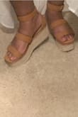 This was a nice and comfy shoe for my causal elopement! They ran a tad bit too large but I fear that if I sized down that it would then be too small. Overall it was a great look for the price! - Natasha M.