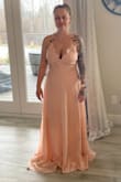 Great fabrics, colour is on point. Fits a tiny bit on the bigger side but I wouldn't change my size choice. Absolutely love these dresses I chose for my lovely bridesmaids to wear for my wedding day!!!! Xo - Kelsey S.