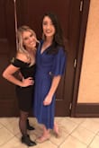 I'm a little smaller in the bust area so I wore a bra but I still loved it! Perfect for weddings and other casual/fancier events. - Andrea H.