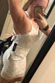 The dress is amazing! I am an athletic build, and a medium fits like a glove. - Leila O.