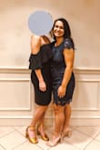 Bought this dress for a fall wedding and it was absolutely perfect! Not too long or short, and not too tight or too loose. It fits comfortably with the perfect amount of room to dance around. Works perfectly with a backless bra or stickies! - Veronica C.