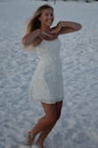 I wore this dress for photos when we went to the beach and it was the perfect dress! The back is adorable and offers a good amount of support - Kate P.