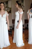 Love this one so much, but it was slightly loose in the bust area. The problem may be easily fixed with taking in the straps a little, but overall great quality and very beautiful. - Heather C.