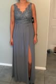 Great dress and beautiful style. True to size and color based on website image. Won't need any alterations! - Caitlin C.