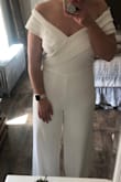 I really wanted to love this jumpsuit. The top is incredibly flattering, just didn't love how it looks around my stomach/hips - Ashley H.