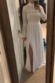 You will not regret it. It's comfy and flows so nicely. I would buy it 100 times over. I am considering this dress for a beach elopement. It does not disappoint. I wish they made 10 others like this one. Would love to see something in short sleeves. Thanks Lulus!!! - Leigh A.