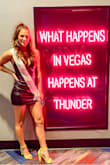 Fun neon heel! Wore it for my bachelorette in Vegas. I like the thicker heel with the straps. Easy to walk in. - Ashton M.