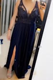 I love it soooo much! Being as short as I am, I will have to have the bottom hemmed and the straps taken in a little bit. Thank goodness my mom can do it for me. Super excited to wear it! - Diana L.