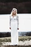 My wedding was postponed due to covid and I bought this dress to get married In by our JOP. This dress was absolutely perfect and stunning.  I would say it's true to size but since I have such a small bust I did have to take it in a little other than that it was perfect! - Alexandra S.