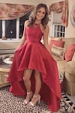 This dress was a major hit! I received a ton of compliments about this dress at the party I attended! The high-low cut of it and the cinched waist is extremely flattering! I felt like a princess wearing it! - Victoria D.
