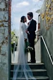 I found this dress (size S) for my daughter-in-law, after she had searched high & low for a wedding dress. She LOVED this dress from the first time she saw it... and it fit BEAUTIFULLY! She received countless compliments on her wedding day, and from those who saw her photos. She looked & felt STUNNING!!! - Lauretta W.
