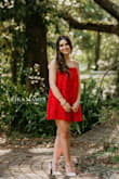 I ordered this dress for my college graduation pics. I saw the reviews and ordered a small, instead of XS like I normally would. I think an XS would've worked for my frame but wanted to play it safe. This dress was comfortable and high quality. I wish it came in more colors for summer weddings! - Briana C.