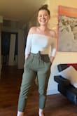 I love the fabric. They are so comfy. These pants are great! I'm able to dress them up and down. I'm having a hard time wanting to wear any other pants besides these! - Sydney C.