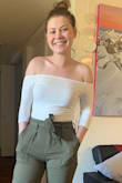 Obviously a classy top! Easy to match with things and it's super cute. My bust look amazing in this top, which is important to think about. - Sydney C.