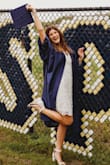 Although, I may not have a graduation this year. I ordered this dress before I knew and got pictures in it. It is gorgeous and elegant and goes great with a cap and gown! - Delaney D.